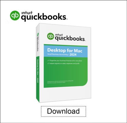 QuickBooks Desktop Mac 2024 – 1 User – Digital License – USA Version – One-Time Purchase